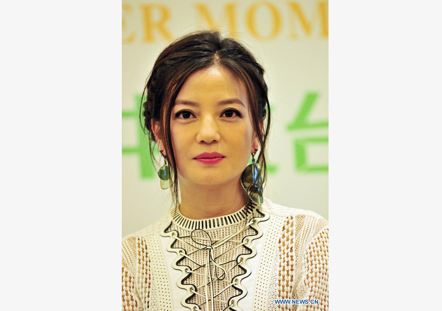 Zhao Wei in Singapore to promote 'Tiger Mom'