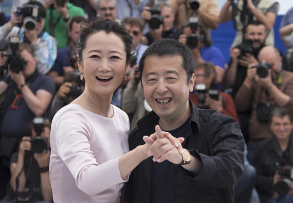 Jia Zhangke's movie screened at Cannes to compete for Palme d'Or