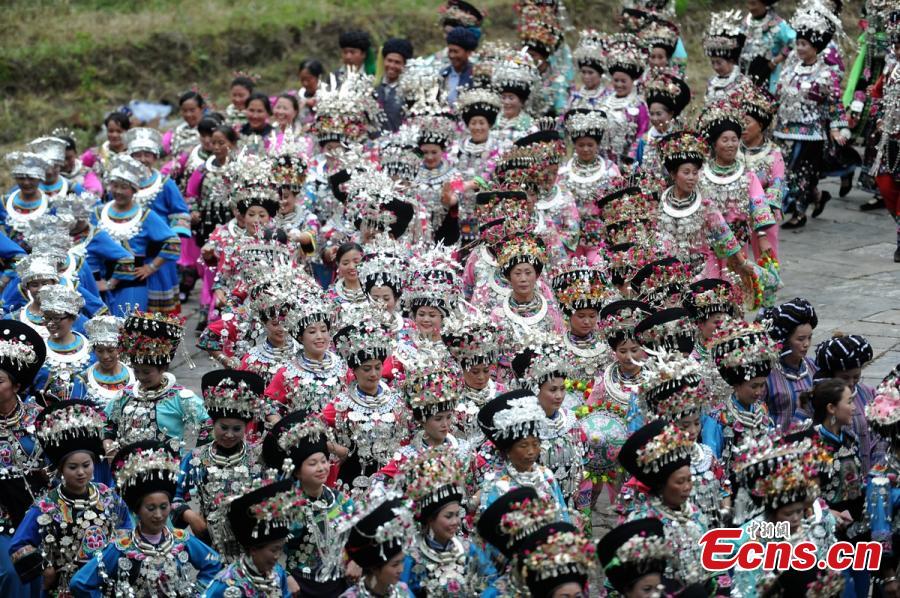 Miao ethnic group celebrates folk festival