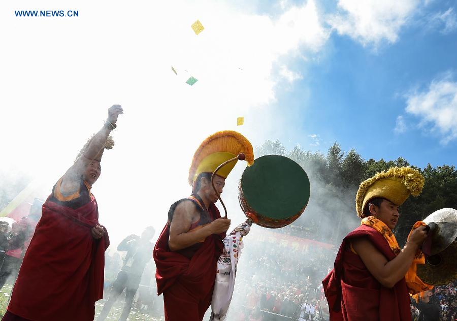 Pilgrimage fair festival held in China's Sichuan