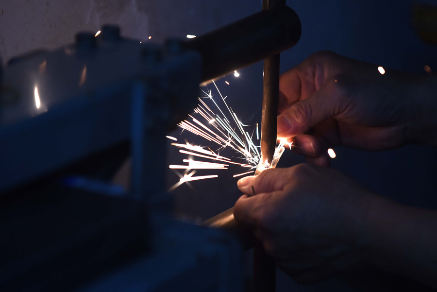 Unique iron calligraphy in Anhui