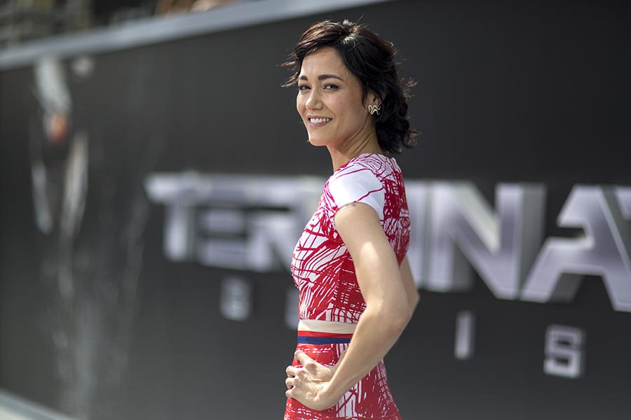 Zhang Liangying at premiere of <EM>Terminator Genisys</EM>