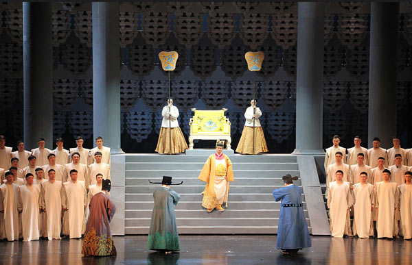 Opera features the life of Ming-Dynasty Emperor Yongle