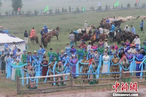 Nadam fair in memory of Genghis Khan kicks off in Inner Mongolia