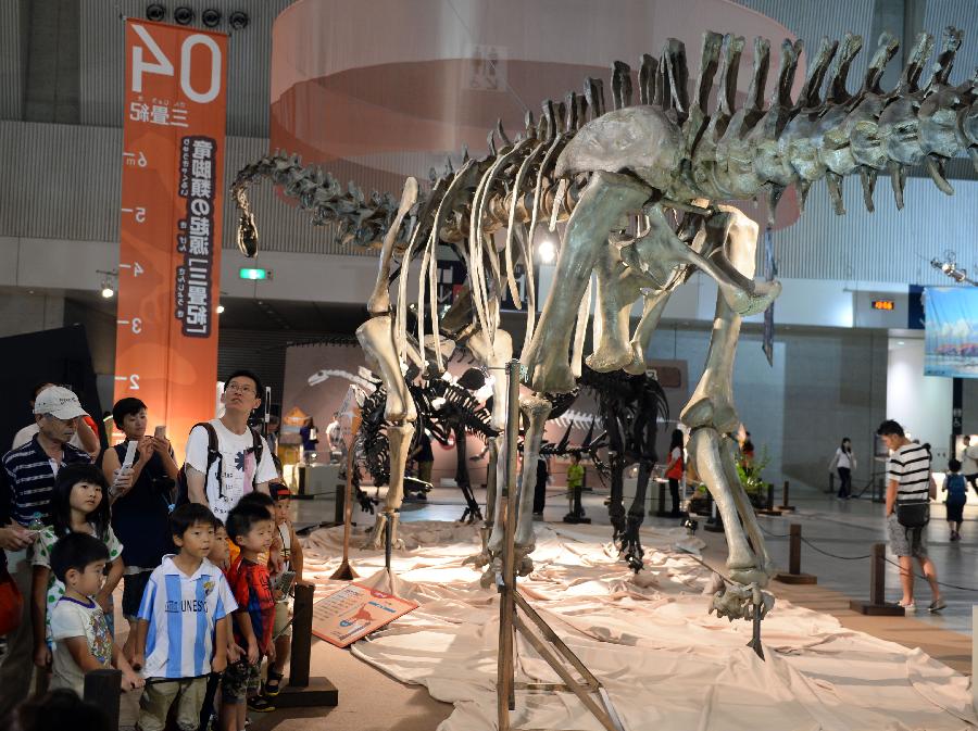 'Mega Dinosaur Exhibition 2015' ongoing in Japan's Chiba