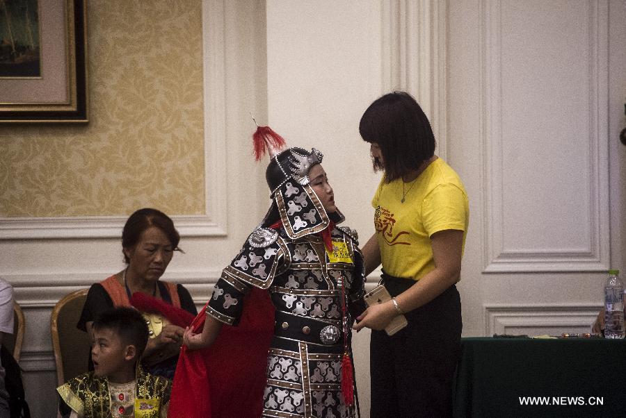 Kids compete over studies on Chinese culture in Wuhan