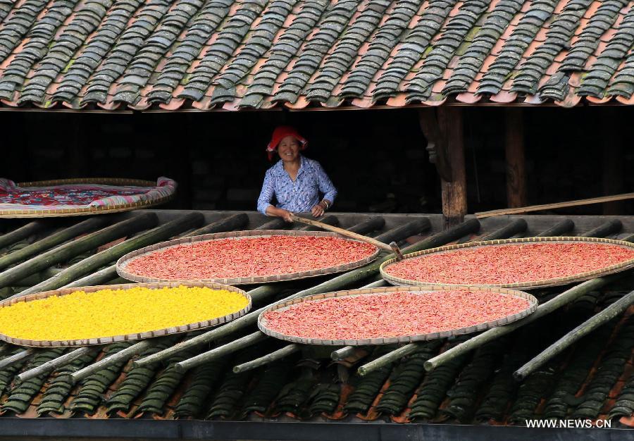 Crop drying during raining season in Eastern China 