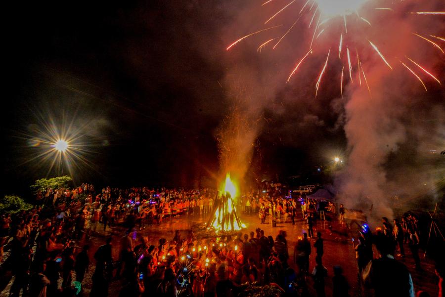 Torch Festival kicks off in China's Guangxi