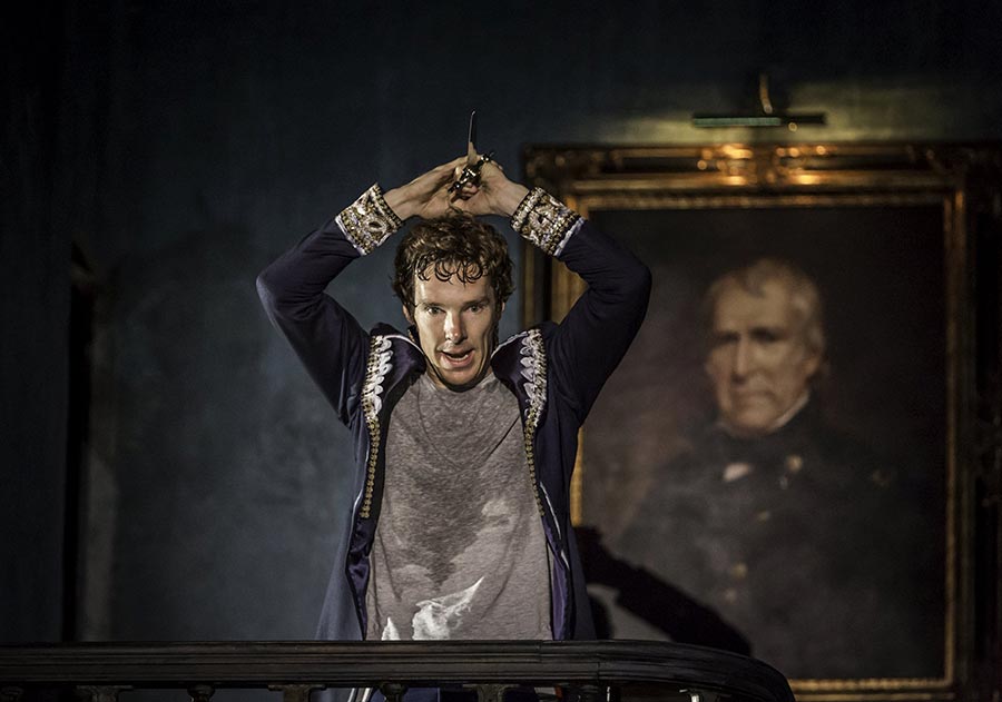 Benedict Cumberbatch performs in <EM>Hamlet</EM>