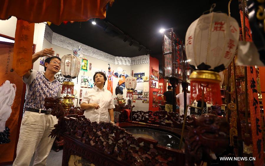 Exhibition hall of intangible cultural heritage kicks off in N China
