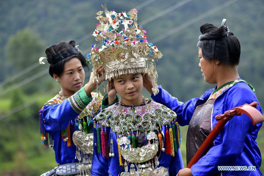 Dong ethnic group celebrate Chixin Festival for harvest