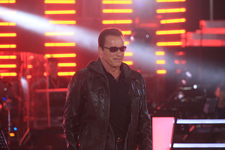 Arnold Schwarzenegger appears on popular Chinese talent show