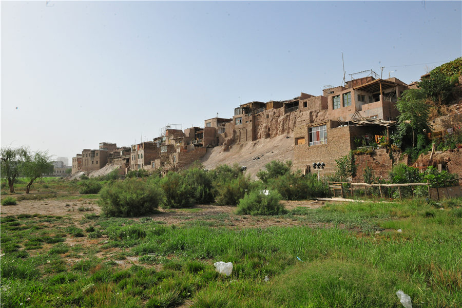 Kashgar old city in Xinjiang is well preserved