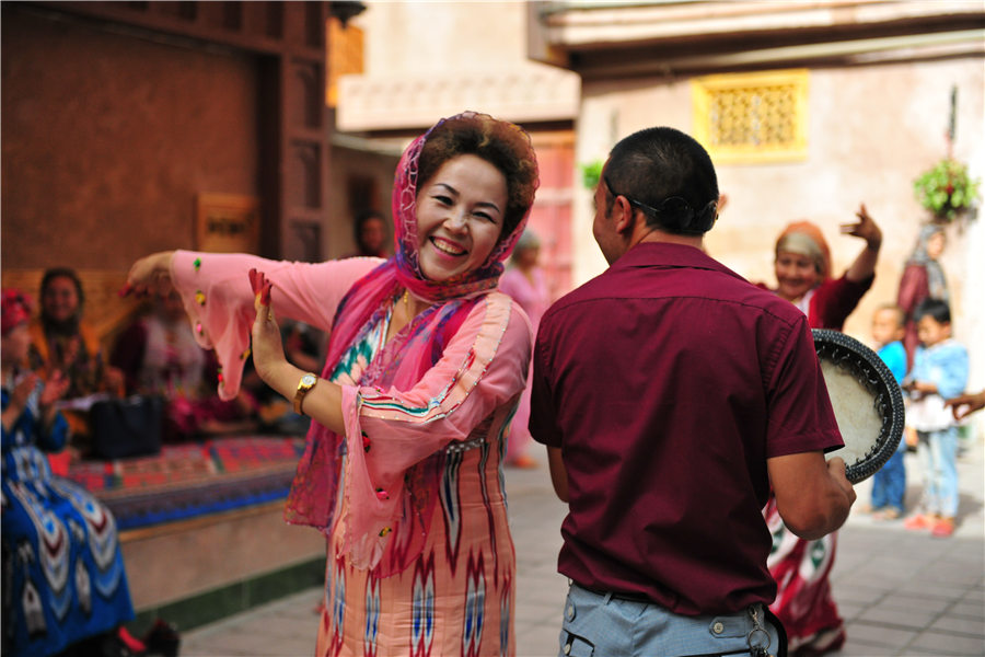 Kashgar old city in Xinjiang is well preserved