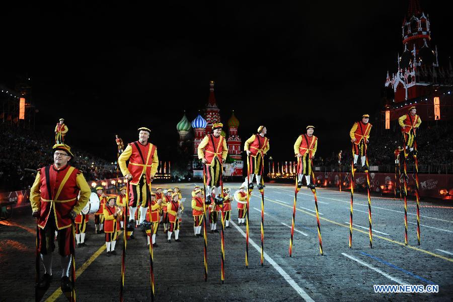 8th Int'l Military Music Festival 'Spasskaya Tower' kicks off