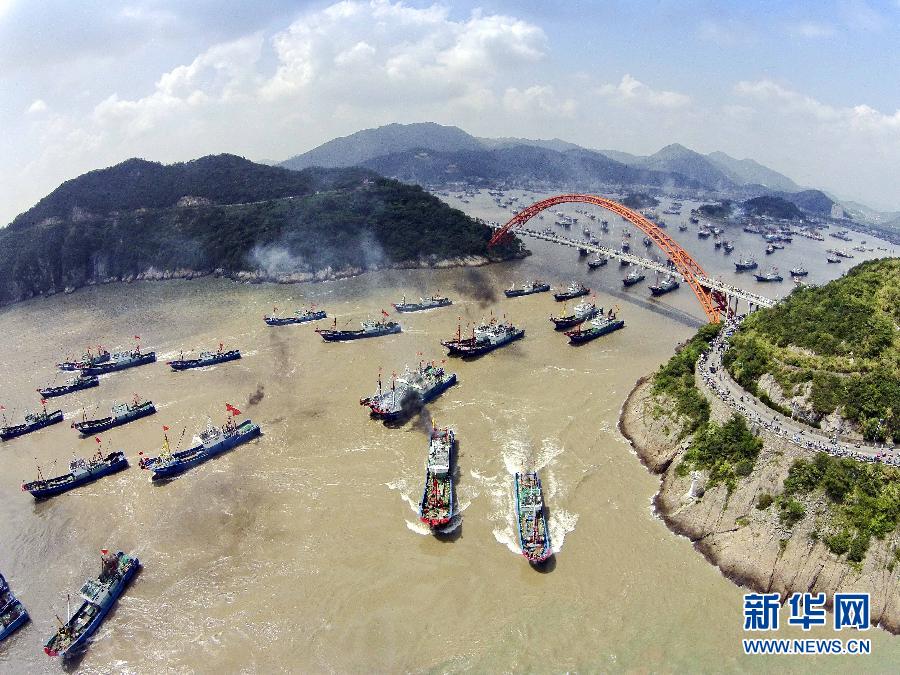 Fishing season begins in East China Sea