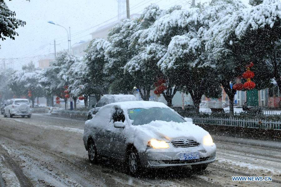 Heavy snow hits Kazak Autonomous County