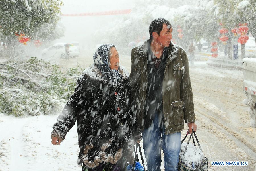 Heavy snow hits Kazak Autonomous County