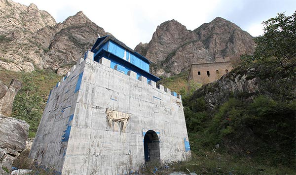 Great Wall landscape harmed by film shooting