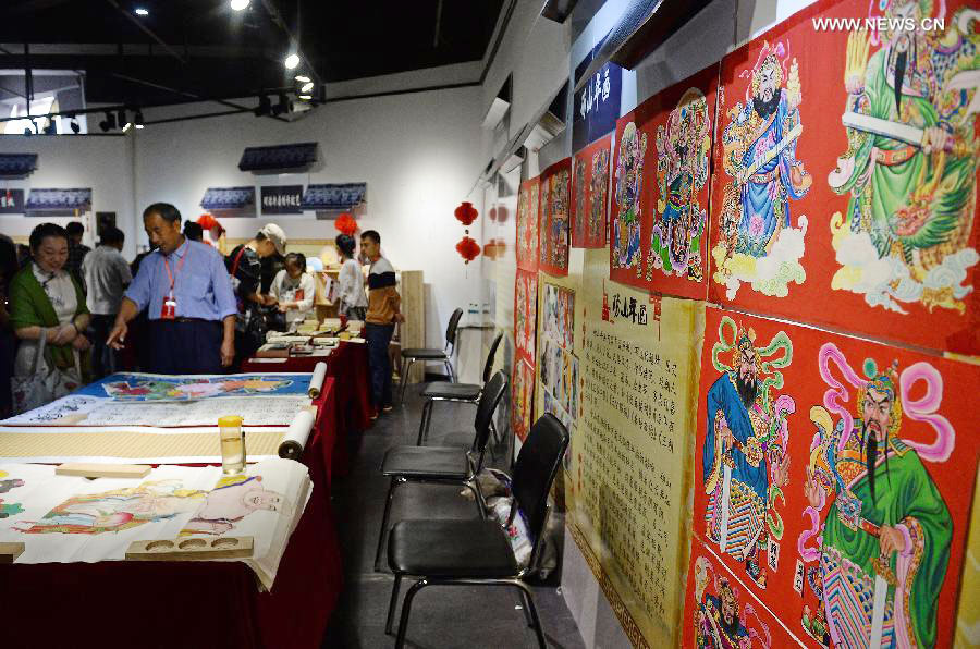 Intangible cultural heritage exhibition held in E China