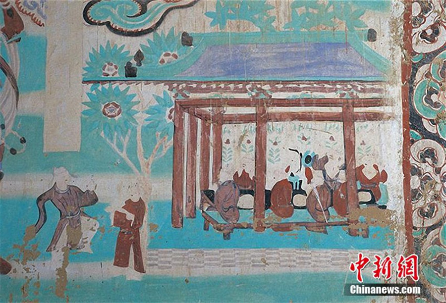 Double Ninth Festival presented in Dunhuang frescoes