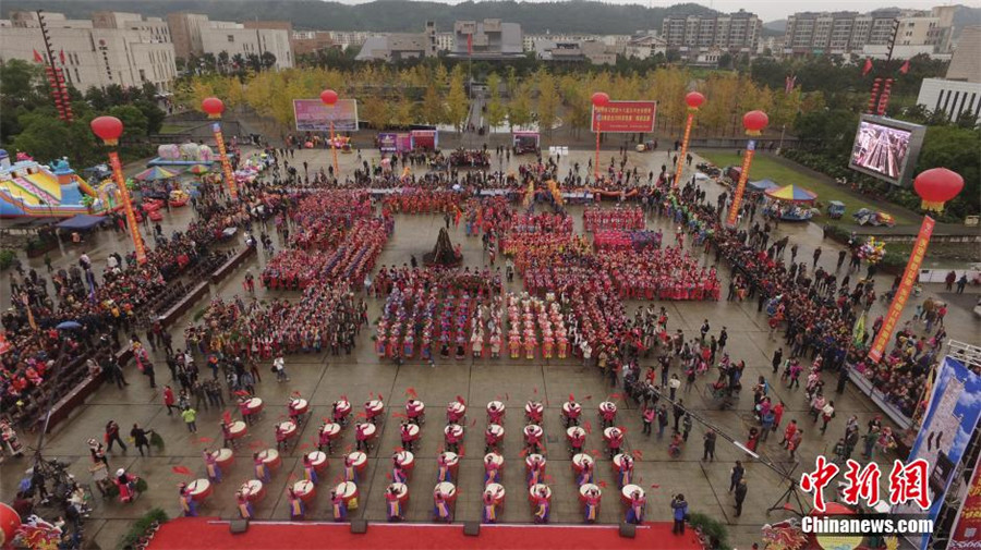 Qiang ethnic group celebrates New Year in SW China’s Sichuan