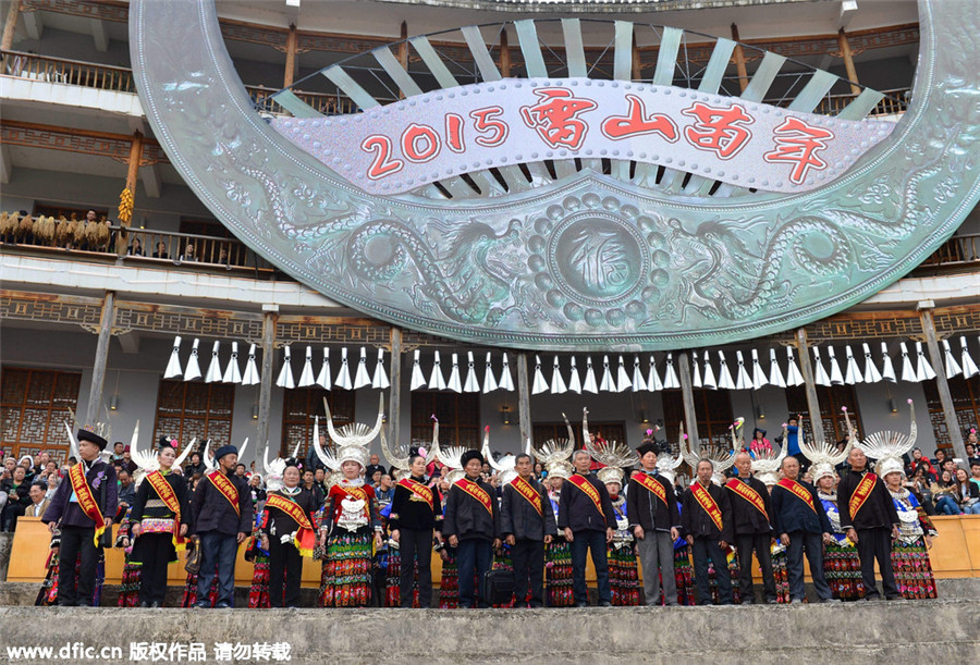 Miao ethnic group celebrates new year in SW China