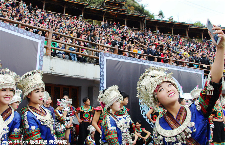 Miao ethnic group celebrates new year in SW China