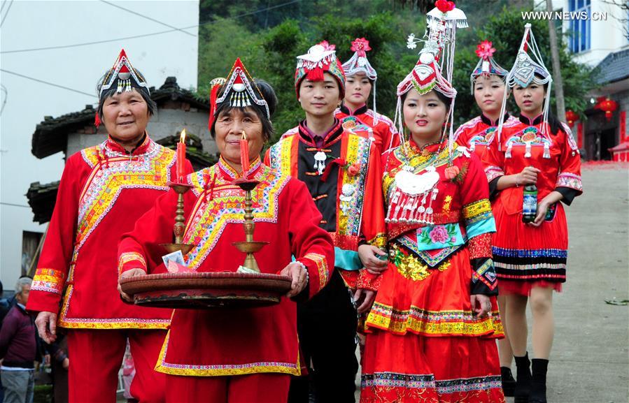 She ethnic people hold wedding ceremony in E China