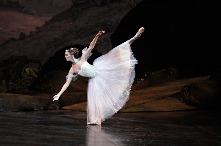 Dancers from Denmark and China perform classic ballet