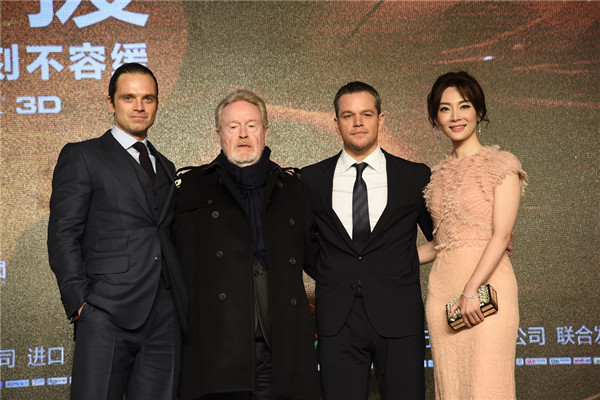 Ridley Scott's Martian film has extra treat for fans: China