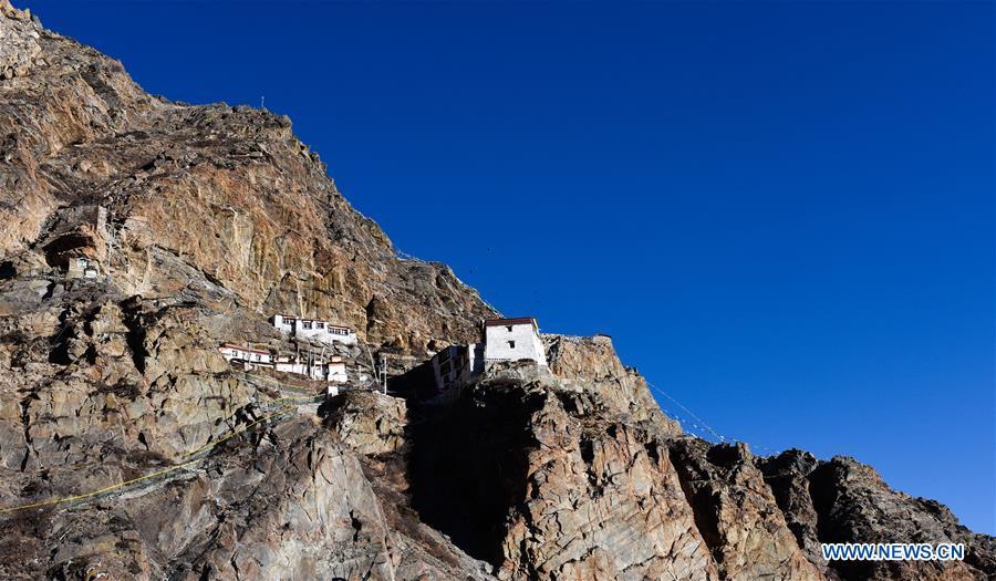 Ancient Cagar Monastery in Tibet