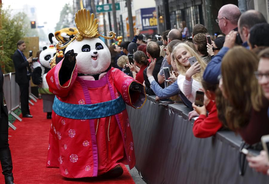 <EM>Kung Fu Panda 3</EM> premieres in California