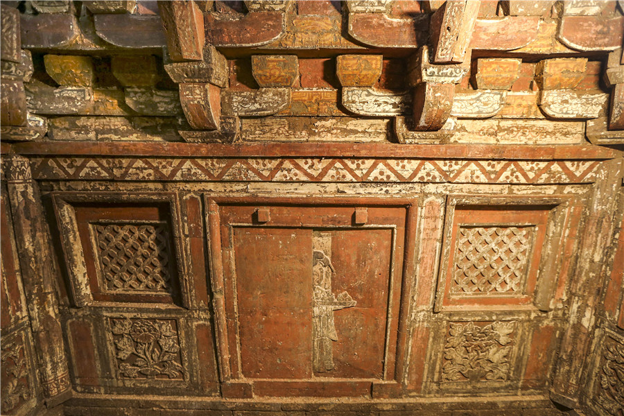Song Dynasty fresco tomb excavated in Luoyang