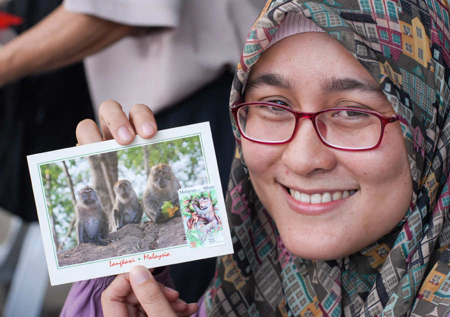 Post Malaysia launches stamps to celebrate 'Year of Monkey'