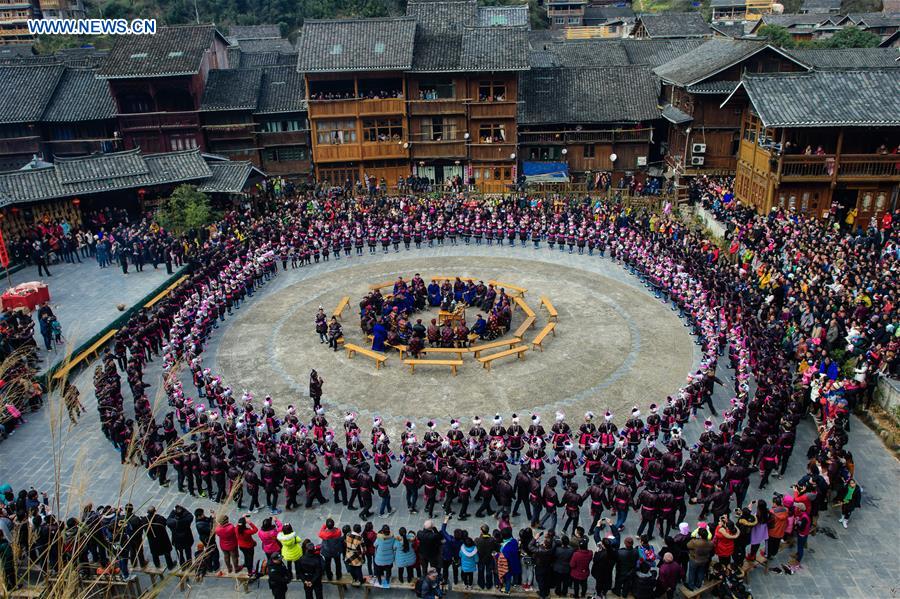 Ancestor-worshipping ritual held in China's Guizhou
