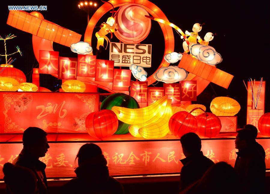 Lantern show held for Chinese Spring Festival 