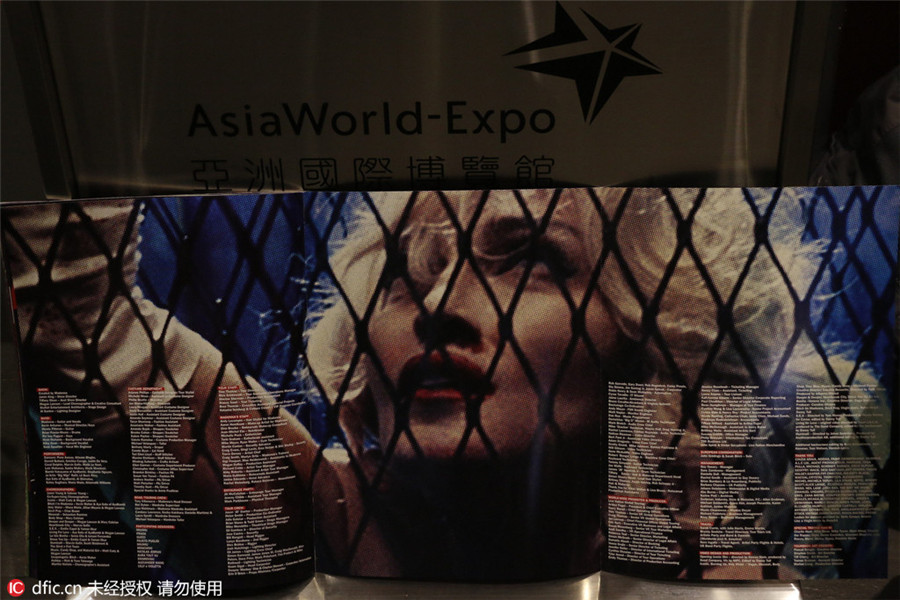 Madonna's world tour lands in Hong Kong