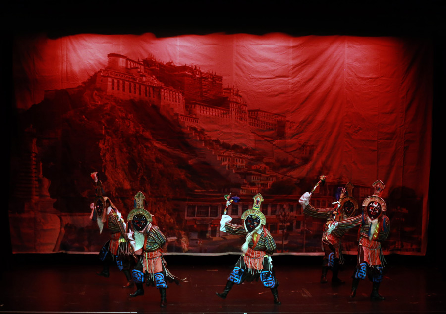 Tibetan folk artists perform gala in Bad Homburg, Germany