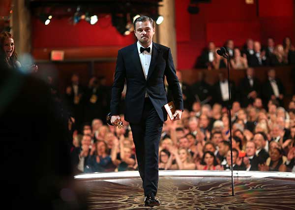 Chinese fans delight in DiCaprio's Oscar win