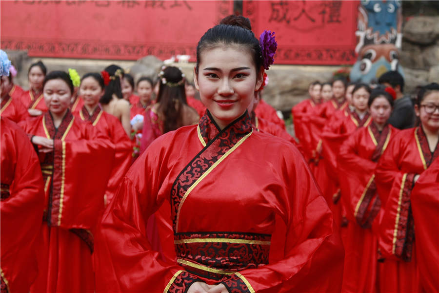 Traditional coming-of-age ceremony marks Women's Day