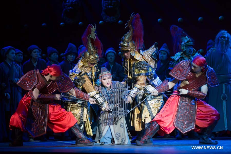 China's national opera house rehearses 'Turandot' in Hungary