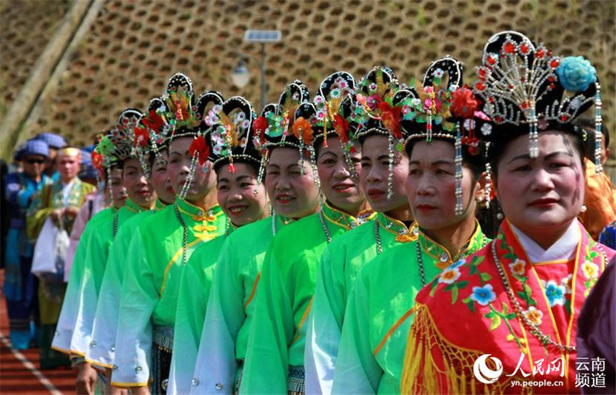 Zhuang people celebrate Longduan Festival