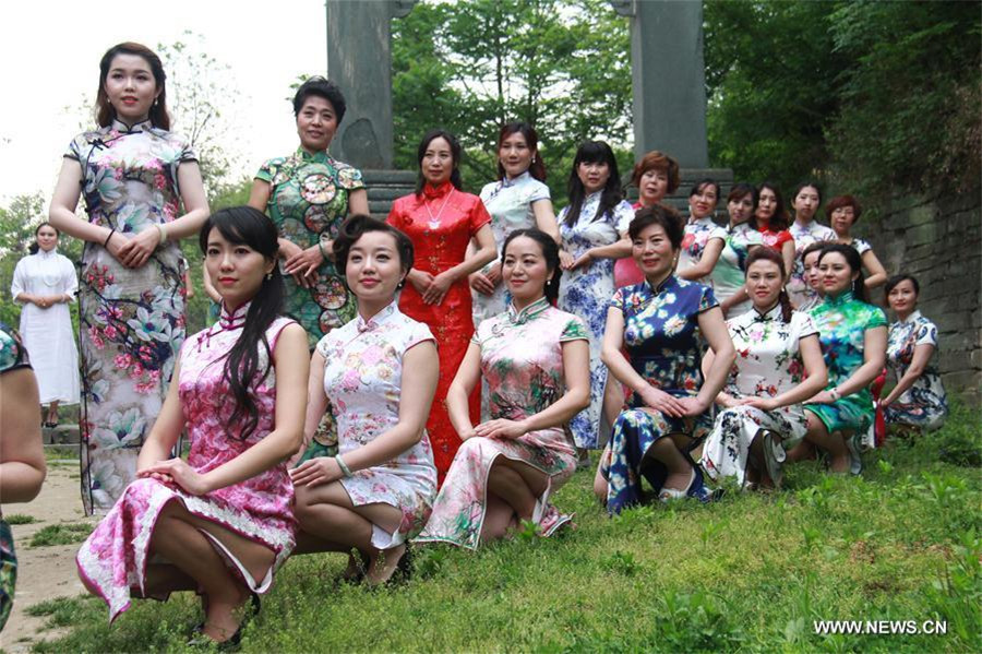 Cheongsam show displayed in Central China