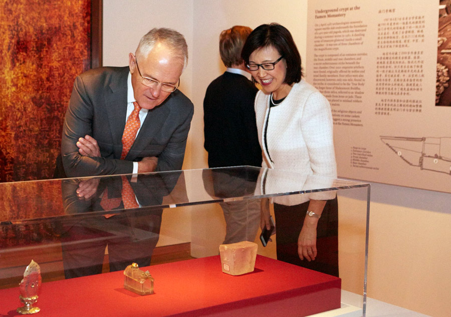 Australian Prime Minister visits Tang Dynasty exhibition