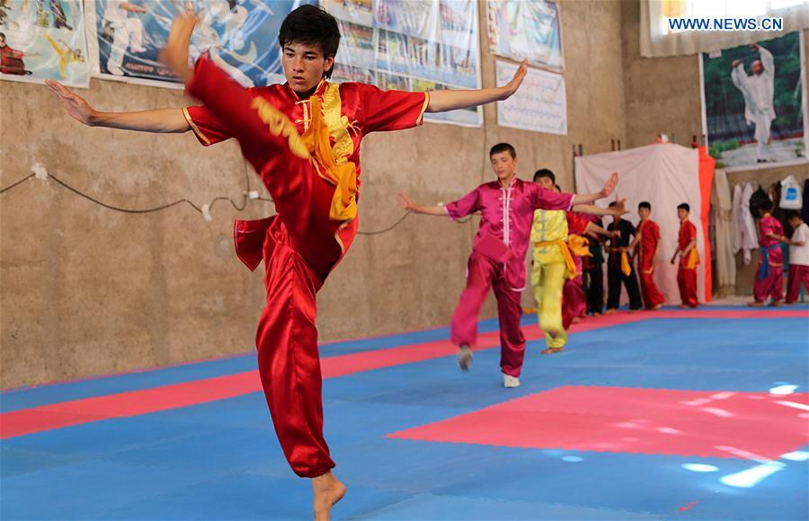 Chinese kung fu club in Afghanistan