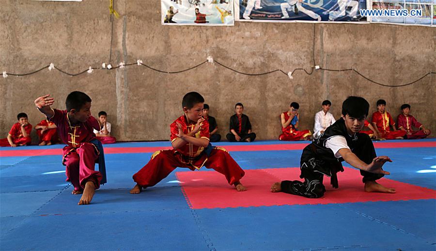 Chinese kung fu club in Afghanistan