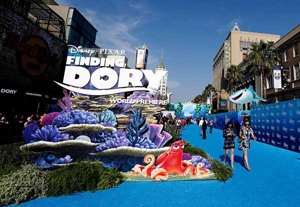 'Finding Dory' tops N American box office for 3rd weekend