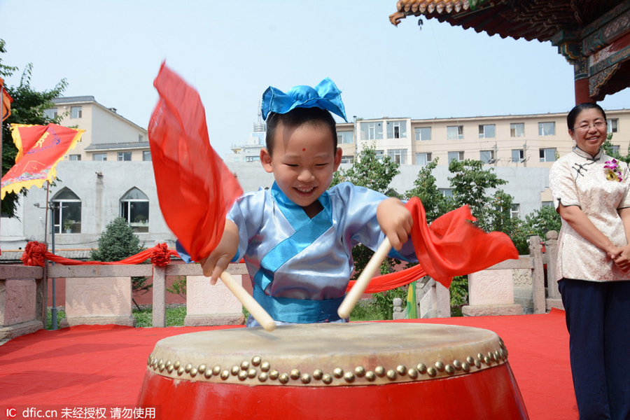 Traditional Chinese First Writing Ceremony held in Jilin