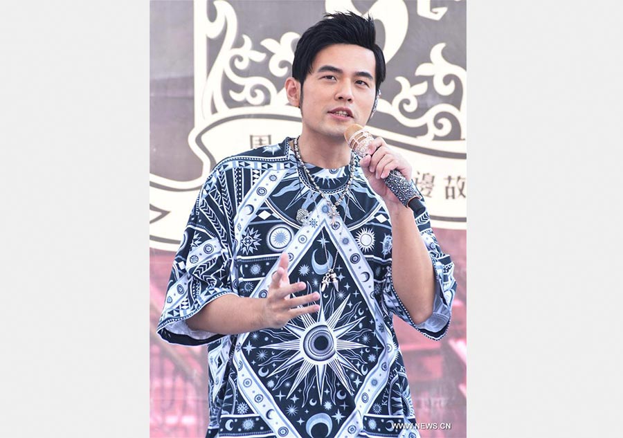 Jay Chou promotes new album 'Bedtime Stories'